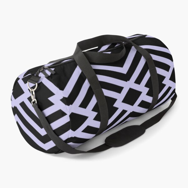 Item preview, Black and Purple Horizontal Stripe Diamond Pattern Pairs DE 2022 Popular Color Violet Gems DE5940 designed and sold by ColorOfTheYears.