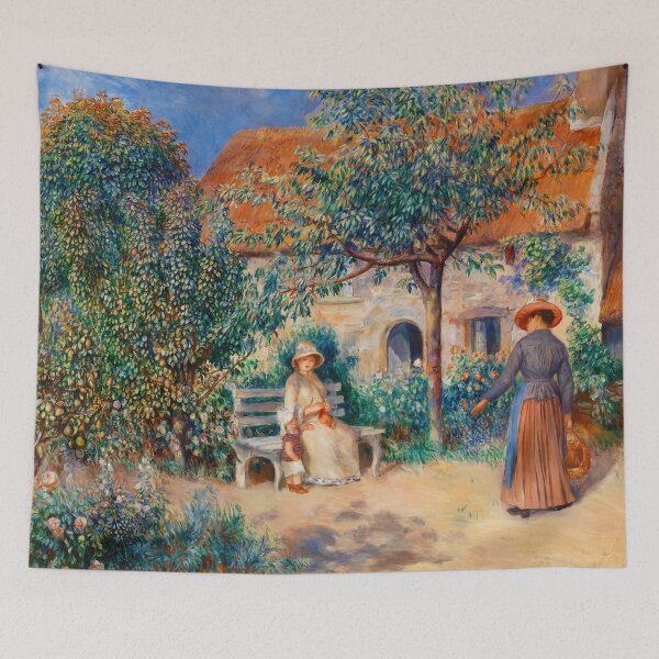 Item preview, In Brittany 1886 by Pierre-Auguste Renoir Art designed and sold by Go Logo Designs.