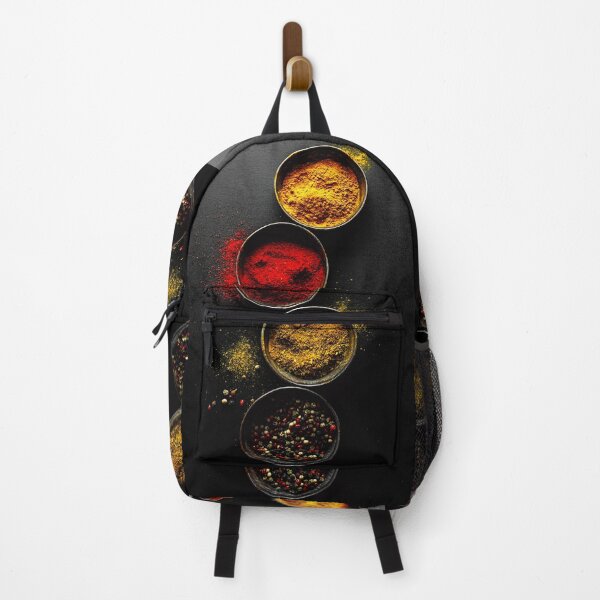 Item preview, Colorful spices — Food kitchen blackboard, photo art designed and sold by GreekTavern1979.