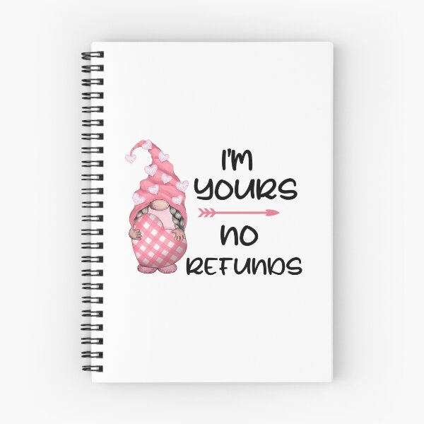 Item preview, Im Yours No Refunds, Plaid Valentines Gnome designed and sold by SportyDogShop.