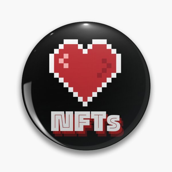 Item preview, Pixelated Valentine Heart, Love Non Fungible Tokens, Love NFTs designed and sold by Coralgb.
