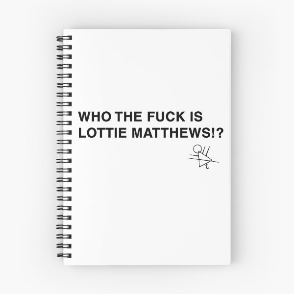 Item preview, Who the fuck is Lottie Matthews? designed and sold by Dagashell.