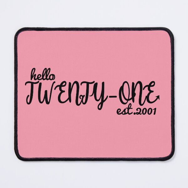 Item preview, Hello Twenty One - Happy 21st Birthday Gift Design designed and sold by asprse.