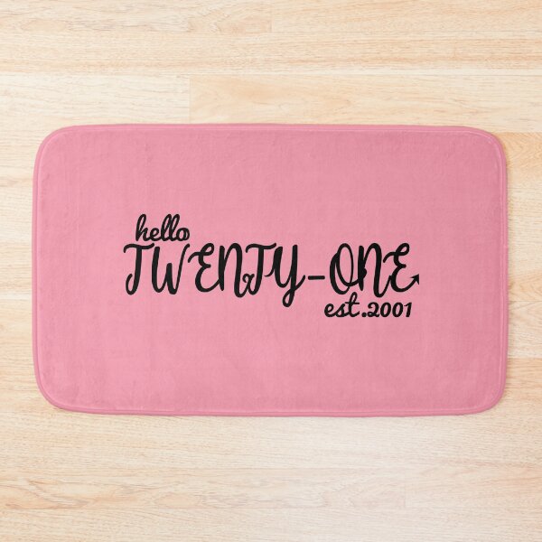 Item preview, Hello Twenty One - Happy 21st Birthday Gift Design designed and sold by asprse.