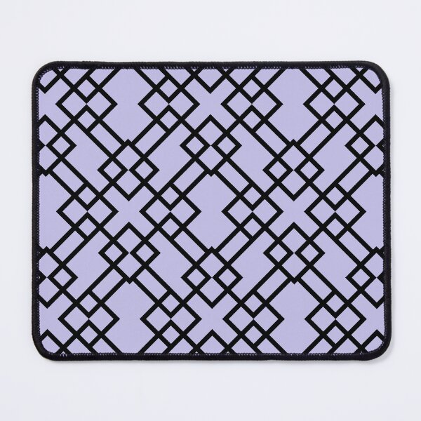 Artikelvorschau, Black and Purple Minimal Line Art Pattern Pairs DE 2022 Popular Color Violet Gems DE5940 entworfen und verkauft von ColorOfTheYears.
