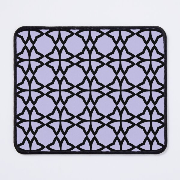 Item preview, Black and Purple Symmetrical Flower Pattern Pairs DE 2022 Popular Color Violet Gems DE5940 designed and sold by ColorOfTheYears.