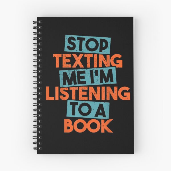 Item preview, top Texting Me I'm Listening To A Book Audiobook designed and sold by wi trendshop.
