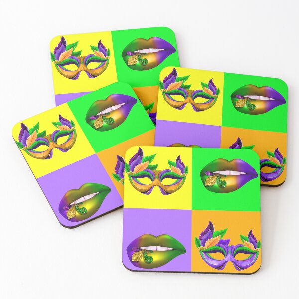 Item preview, Mardi Gras retro vibrant art 2 designed and sold by Infdesigner.