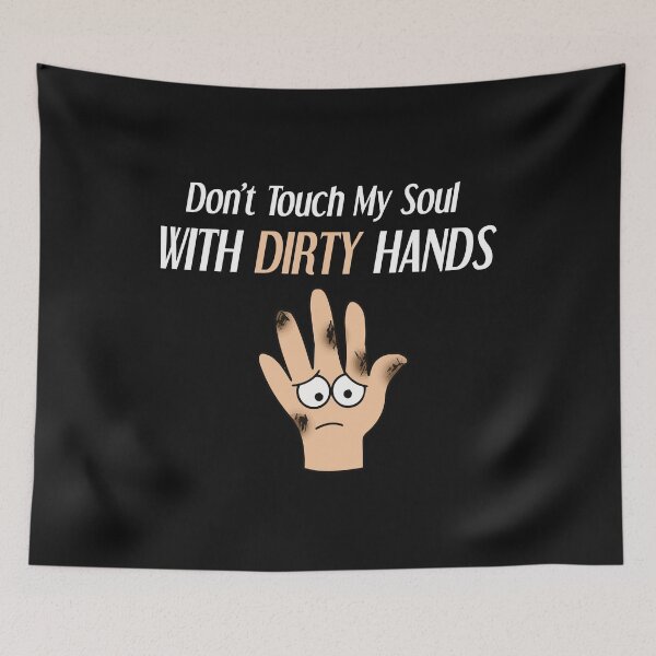Item preview, funny gift for kids dont touch my soul with dirty hands shirt illustration designed and sold by Crystakim.