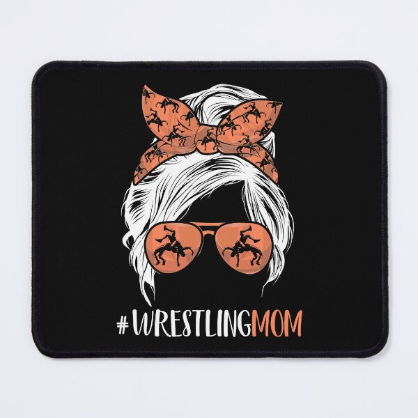 Item preview, Wrestling Mom Messy Bun Hair Glasses designed and sold by ryanbrian.