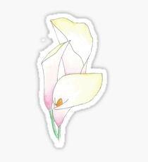 calla lily Sticker