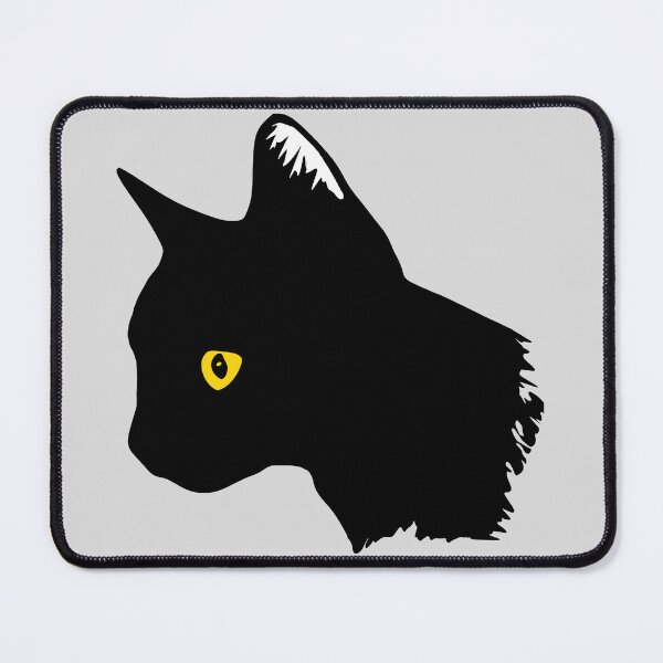Item preview, Black Cat with Yellow Eyes designed and sold by Owlies-Barn.
