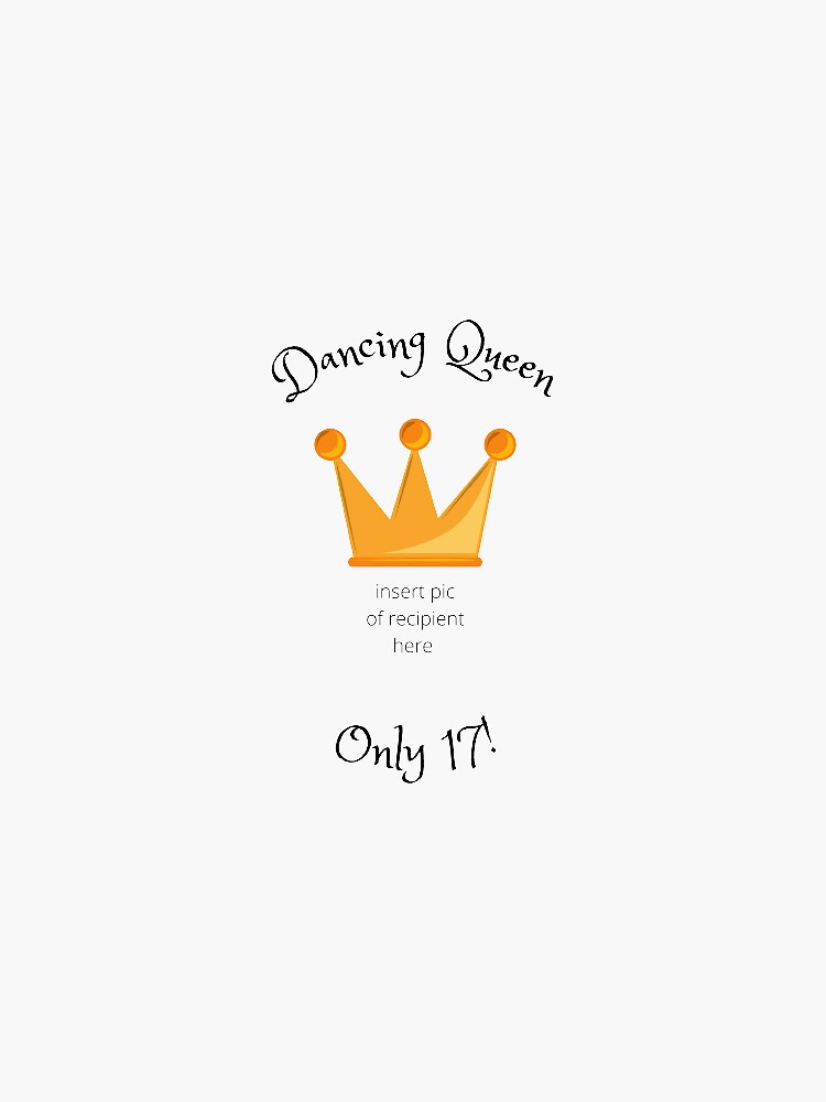 Dancing Queen Text With Crown Stock Illustration - Download Image