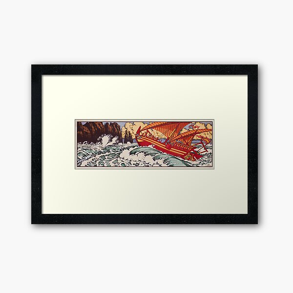 Item preview, Arabian Nights Sinbad the sailor Lithograph designed and sold by Pisceano.