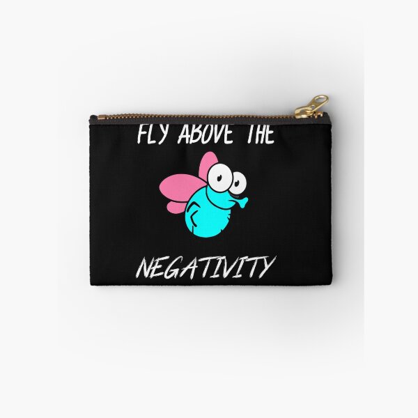 Item preview, funny inspiration gift idea for son, kids, fly above the negativity shirt designed and sold by Crystakim.
