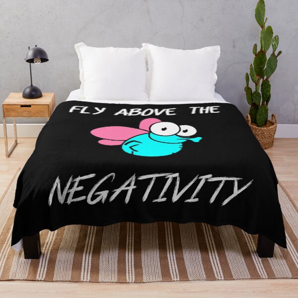 Item preview, funny inspiration gift idea for son, kids, fly above the negativity shirt designed and sold by Crystakim.