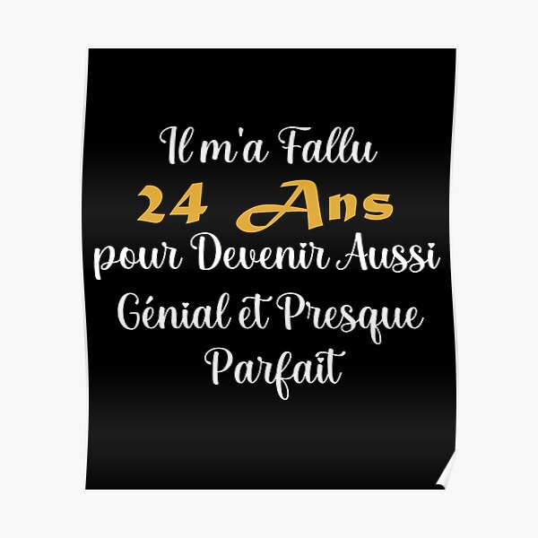 Joyeux Anniversaire Posters Redbubble