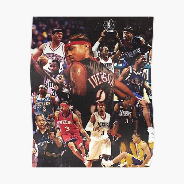 Allen Iverson 'Collage' Poster – Posters Plug