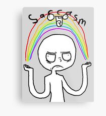 Sarcasm Metal Print
