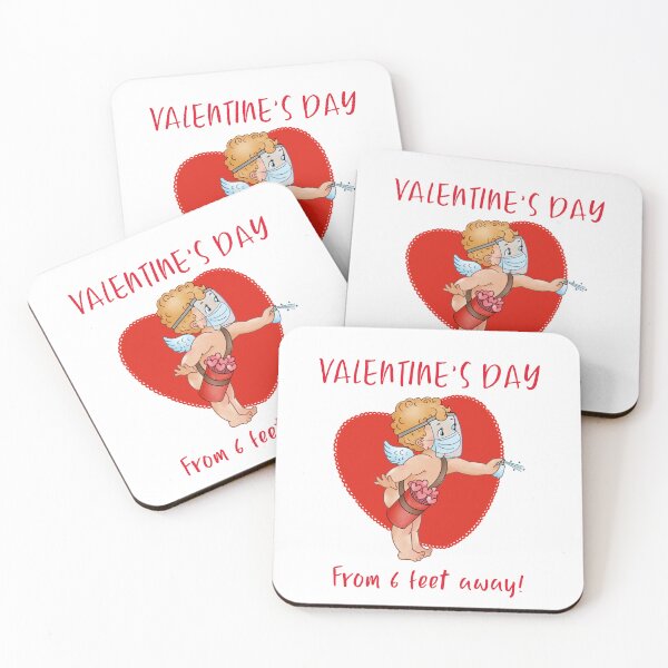 Item preview, Love Me 6ft Away, Cuter Than Cupid designed and sold by SportyDogShop.
