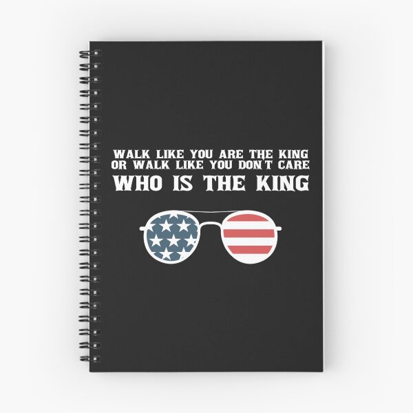 Item preview, walk like you are the king or walk like you dont care who is the king shirt designed and sold by Crystakim.