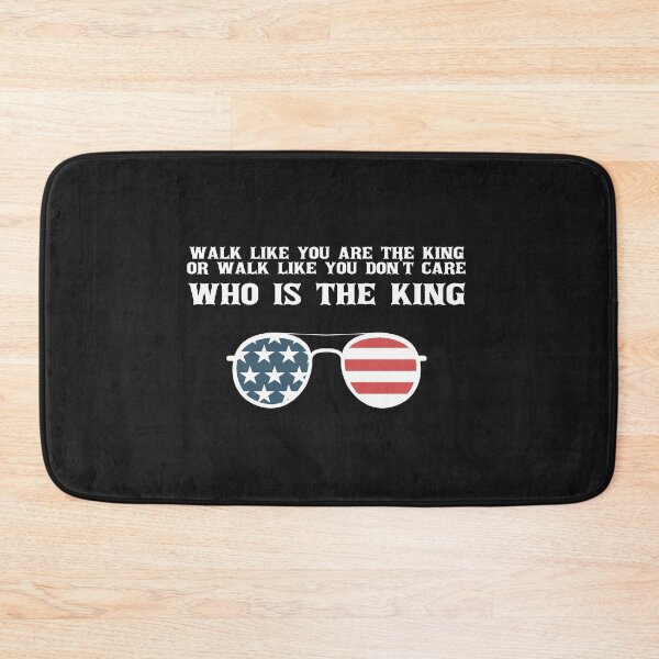 Item preview, walk like you are the king or walk like you dont care who is the king shirt designed and sold by Crystakim.
