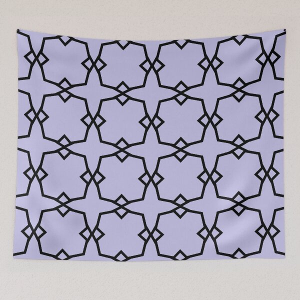Item preview, Black and Purple Tessellation Line Pattern 30 Pairs DE 2022 Popular Color Violet Gems DE5940 designed and sold by ColorOfTheYears.