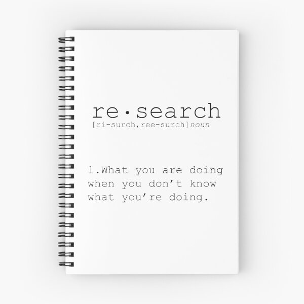 Item preview, Funny Science Quote Wall Art - Research Definition designed and sold by Nathan Moore.
