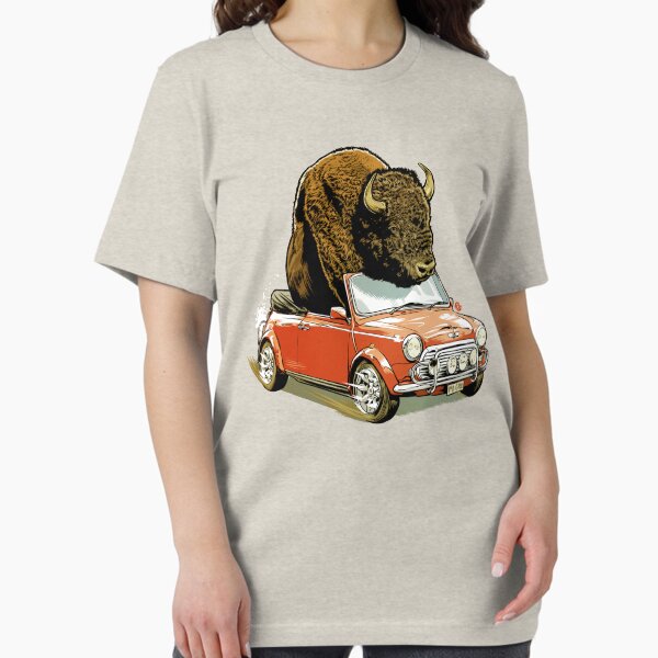 Bison in a Mini. Essential T-Shirt