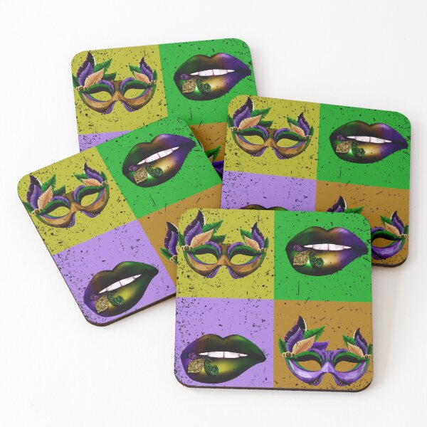 Item preview, Mardi Gras retro distressed art designed and sold by Infdesigner.