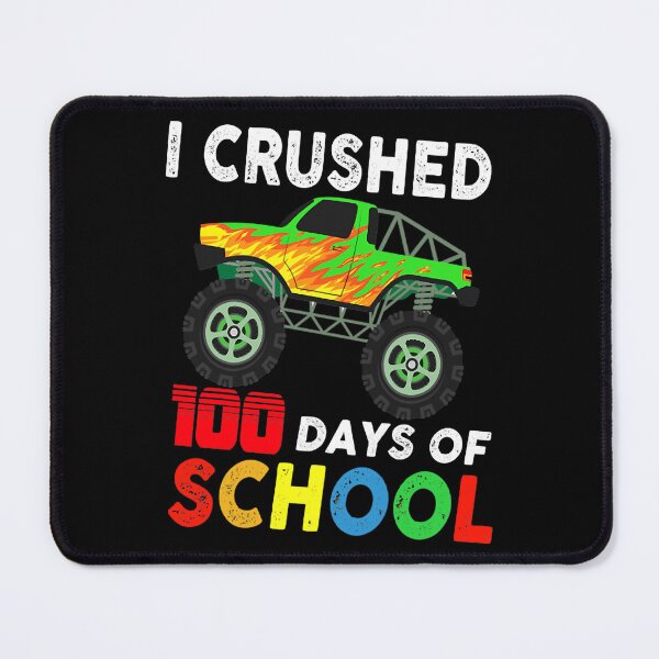 Item preview, I Crushed 100 Days Of School Monster Trucks designed and sold by larryscott84.