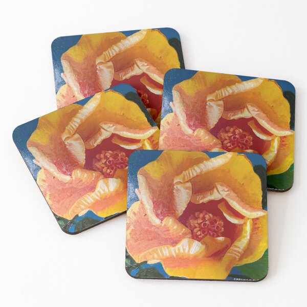 Item preview, Orange-Yellow Chinese Hibiscus designed and sold by Artist Gary Springer.