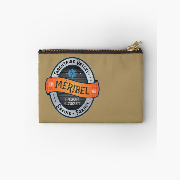 Item preview, Meribel Ski France Skiing Alps Sticker T-Shirt 03 designed and sold by OuterShellUK.