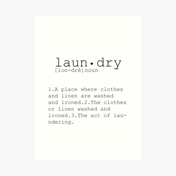 laundry-definition-poster-quote-wall-decor-dictionary-word-laundry