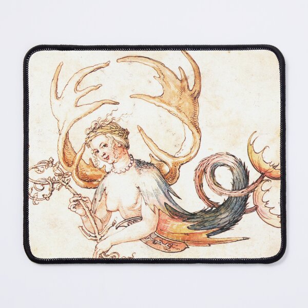 Item preview, MEDIEVAL BESTIARY ,SIRENE by Albrect Durer designed and sold by BulganLumini.