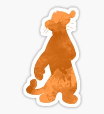 Tiger Inspired Silhouette Sticker