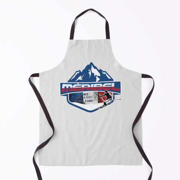Item preview, Meribel Ski France Skiing Alps Sticker T-Shirt 04 designed and sold by OuterShellUK.