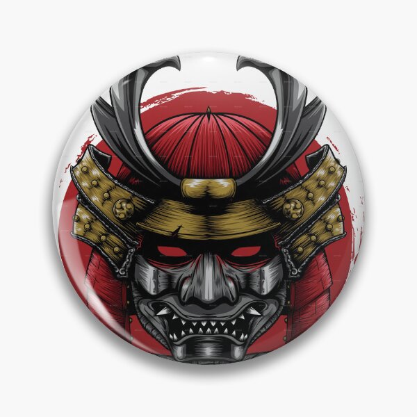 Item preview, Samurai Red Skull Head designed and sold by Abstrak26.