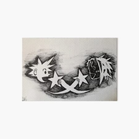 Vista previa del artículo con la obra «Promesa Kingdom Hearts Sora y Kairi », diseñado y vendido por Inkhov.