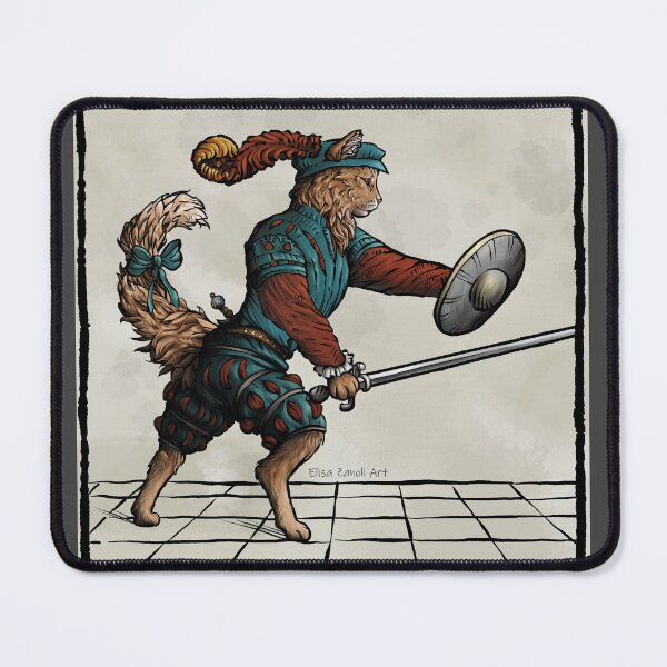 Maowrozzo - Sword and Buckler Mouse Pad