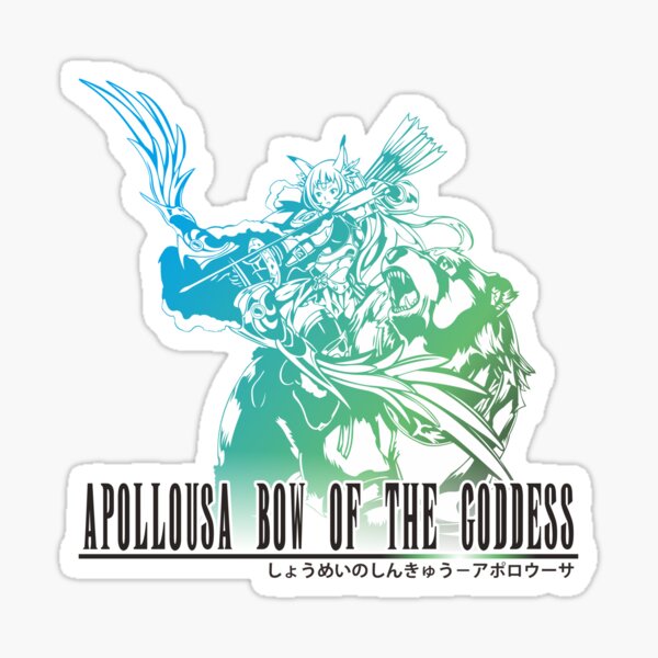 Artikel-Vorschau von Apollousa-Bogen der Göttin im Final Fantasy-Stil, designt und verkauft von Deskbot000.