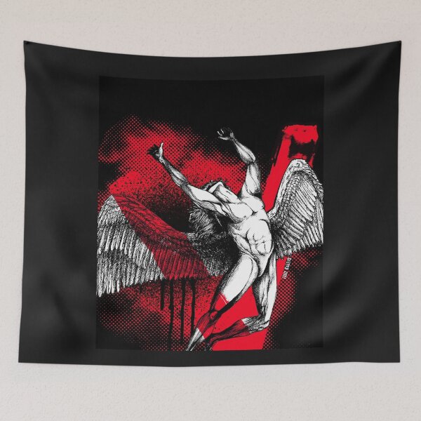 Item preview, Icarus Fall  Polka Trash Style T-shirt graphique designed and sold by DavidFulk.