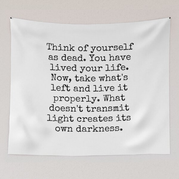 Item preview, Marcus Aurelius Quote designed and sold by The-Quote-House.
