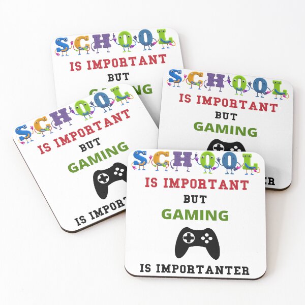 Item preview, School is Important But Gaming is Important designed and sold by OMG Outfits .
