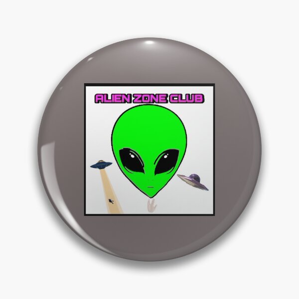 Item preview, ' ALIEN ZONE CLUB ' LOGO. designed and sold by Irena Vovk Rothschild's ONLINE SHOP.