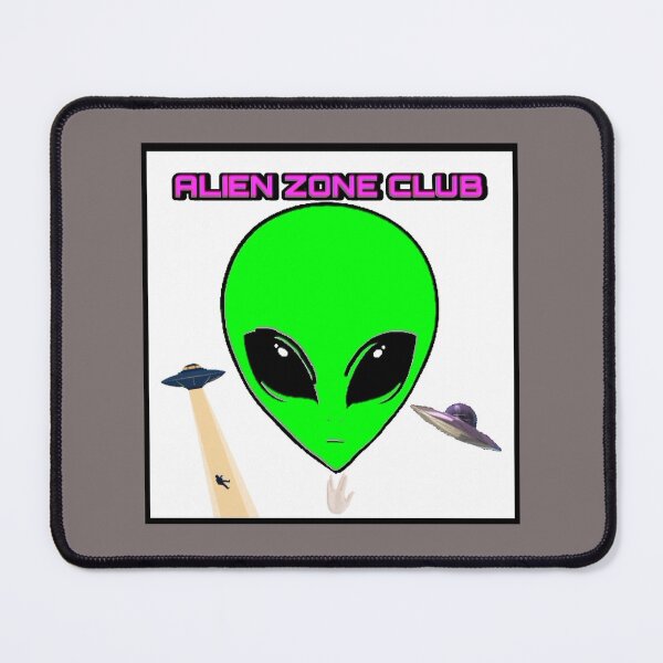 Item preview, ' ALIEN ZONE CLUB ' LOGO. designed and sold by Irena Vovk Rothschild's ONLINE SHOP.