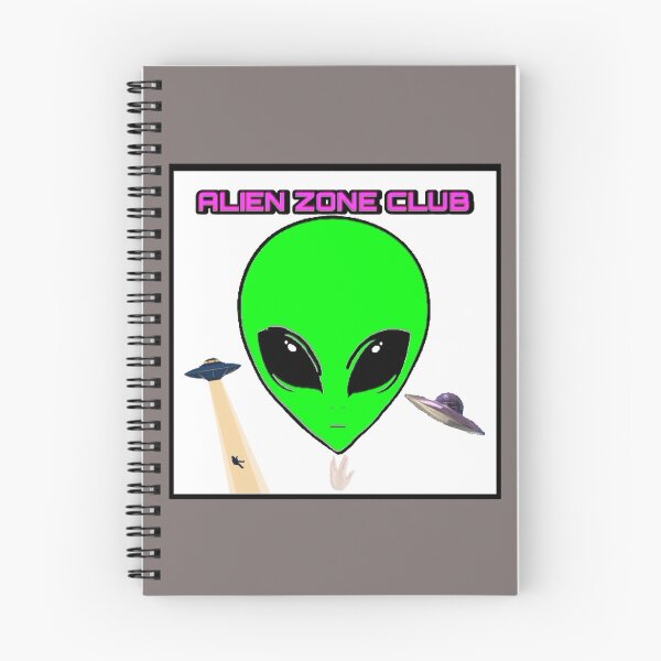 Item preview, ' ALIEN ZONE CLUB ' LOGO. designed and sold by Irena Vovk Rothschild's ONLINE SHOP.