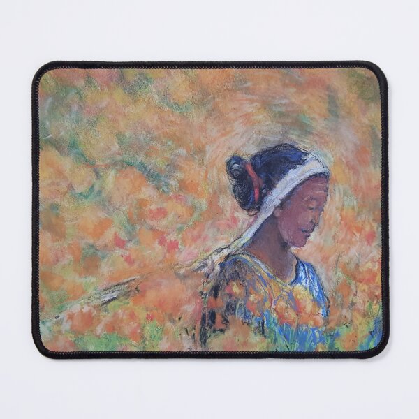 Item preview, Marigold Picker, pastel drawing designed and sold by EsterKarenAida.