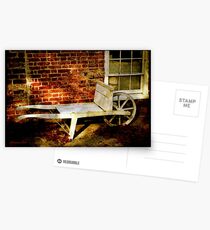 An Old Wheelbarrow, An Ancient House Postcards