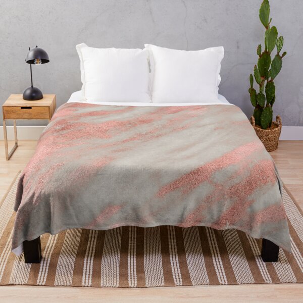 Item preview, Gallicano - polished rose gold on gray marble designed and sold by peggieprints.